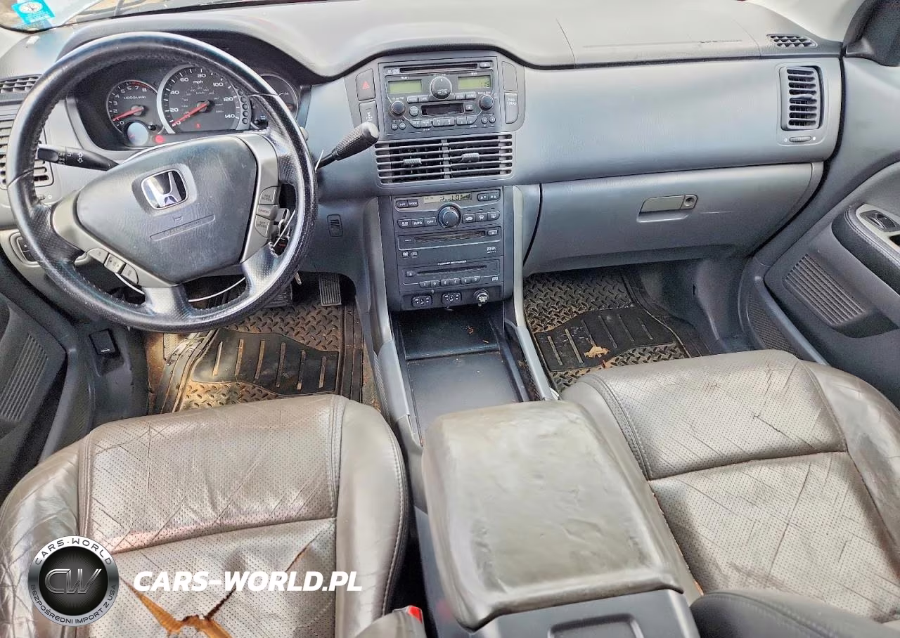 2005 Honda Pilot Exl VIN:2HKYF18655H545010 - 8