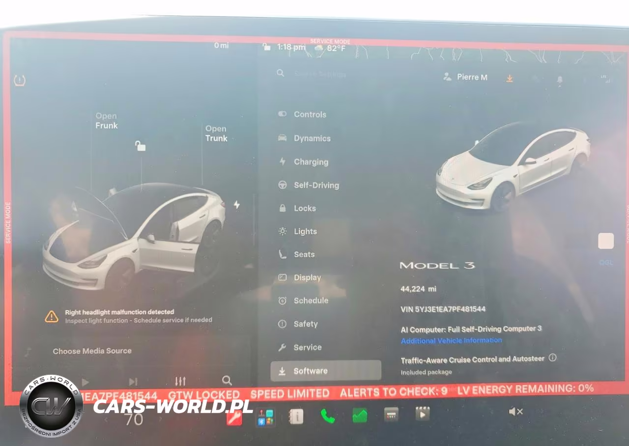 2023 Tesla Model 3 VIN:5YJ3E1EA7PF481544 - 9