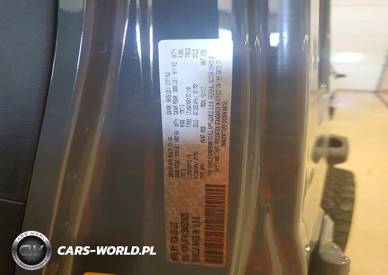 2025 Jeep Wrangler Rubicon VIN:1C4PJXFN1SW527620 - 13