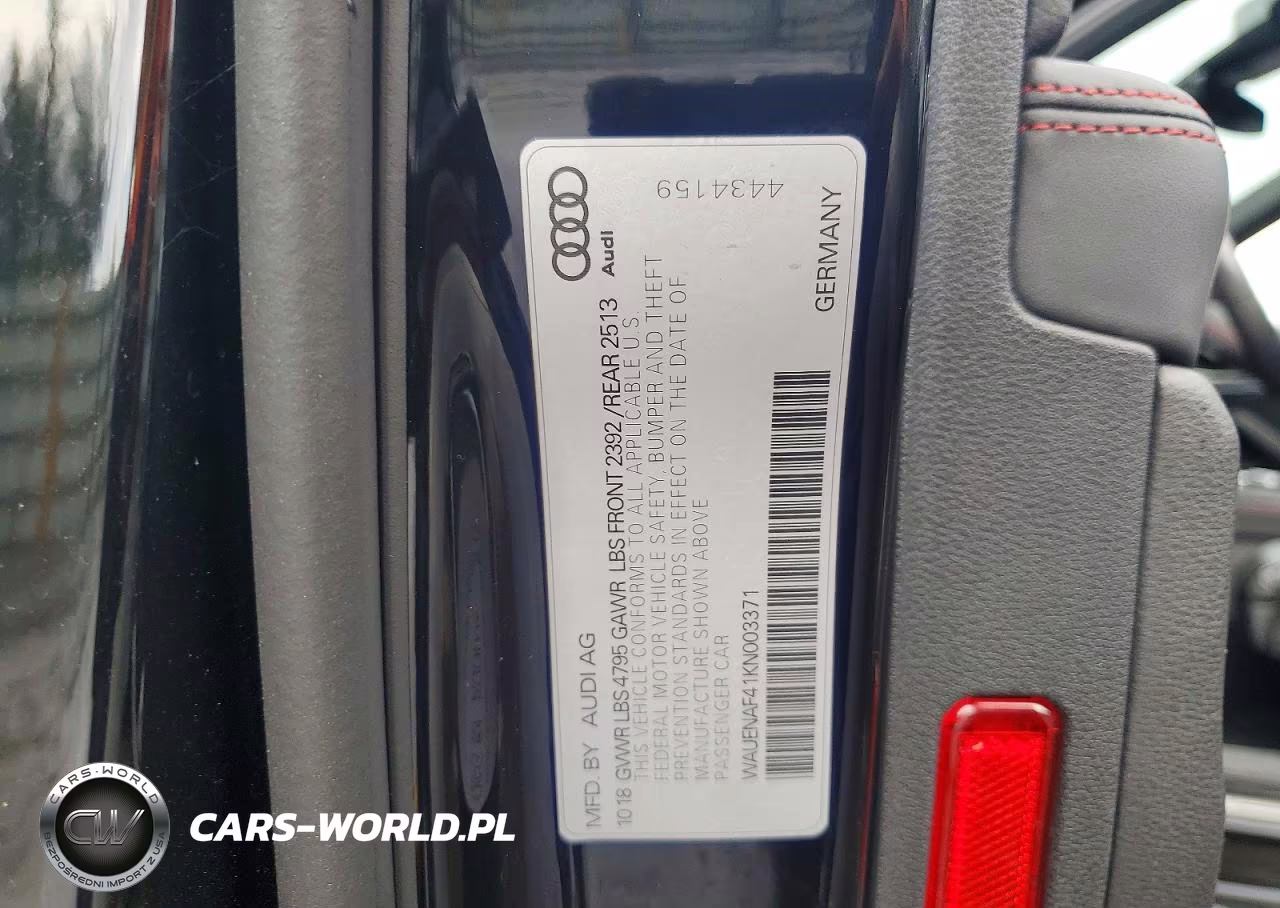 2019 Audi A4 Premium Plus VIN:WAUENAF41KN003371 - 12