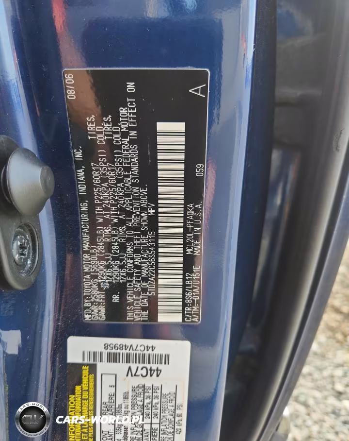 2006 Toyota Sienna Xle Limited 7 Passenger VIN:5TDZA22C56S543115 - 13