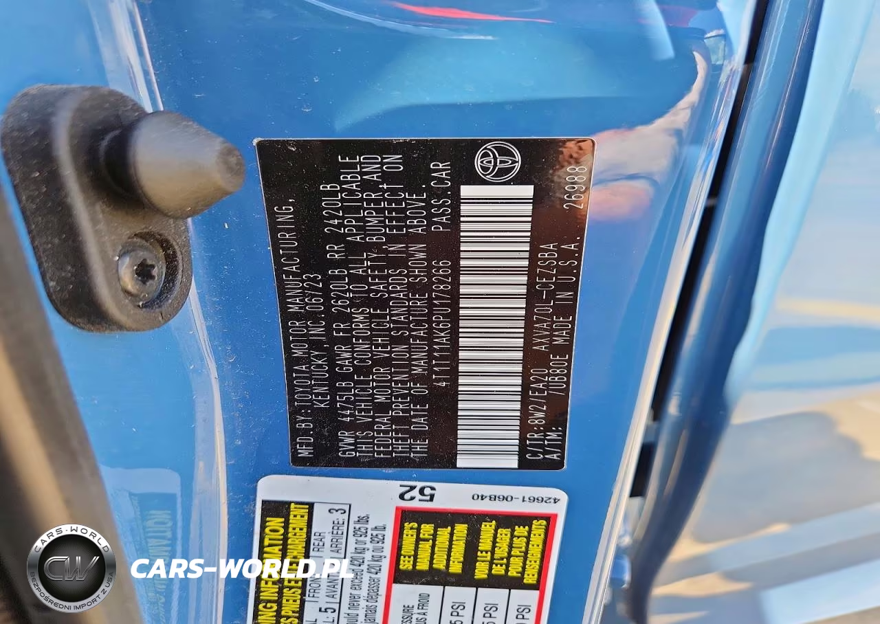 2023 Toyota Camry Se VIN:4T1T11AK6PU178266 - 13