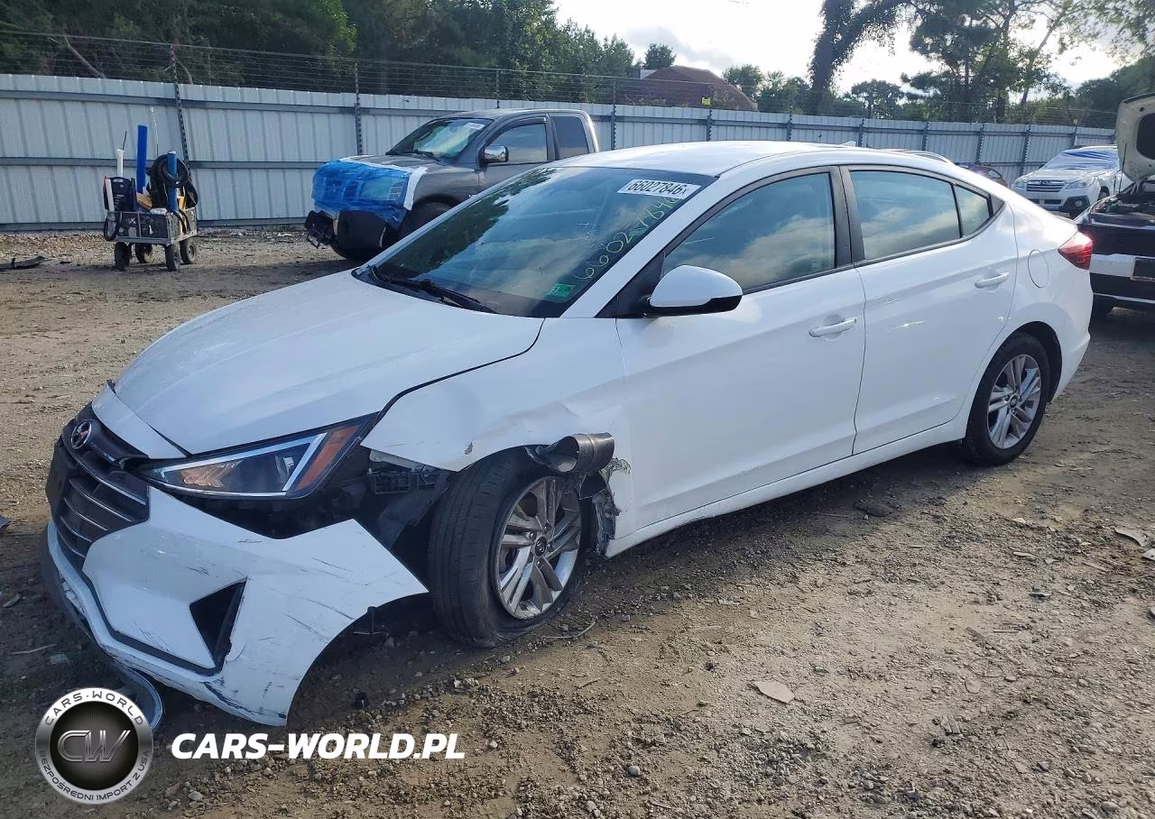 2020 Hyundai Elantra Sel VIN:5NPD84LF1LH628318 - 1