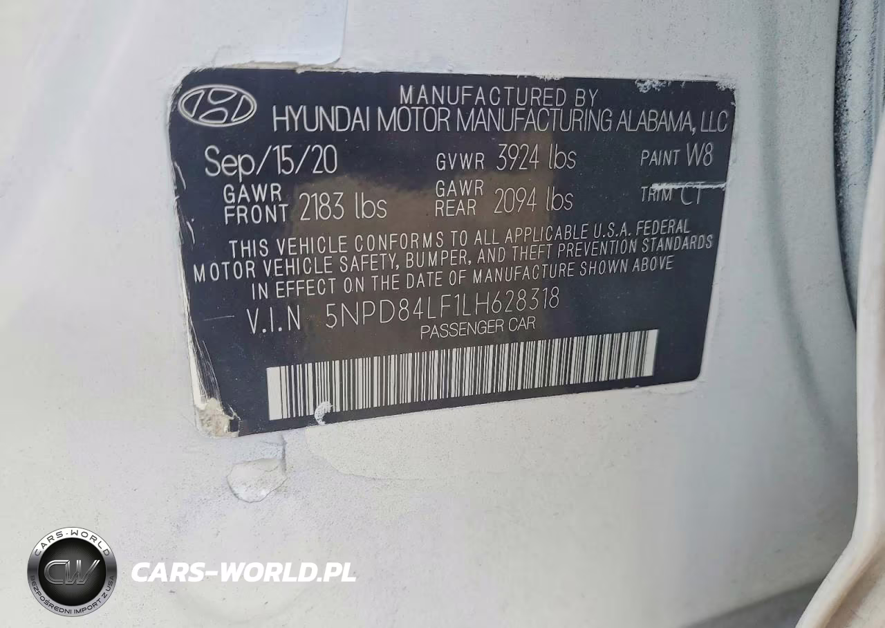 2020 Hyundai Elantra Sel VIN:5NPD84LF1LH628318 - 12