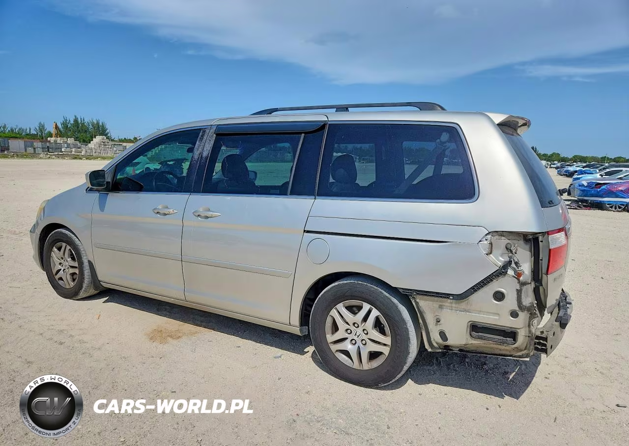 2007 Honda Odyssey Exl VIN:5FNRL38647B109873 - 2