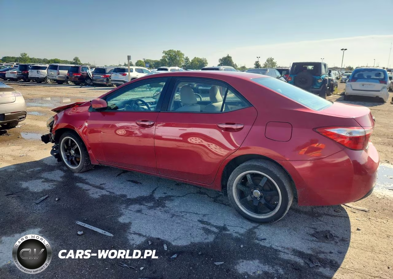 2015 Toyota Corolla Le VIN:2T1BURHEXFC380528 - 2