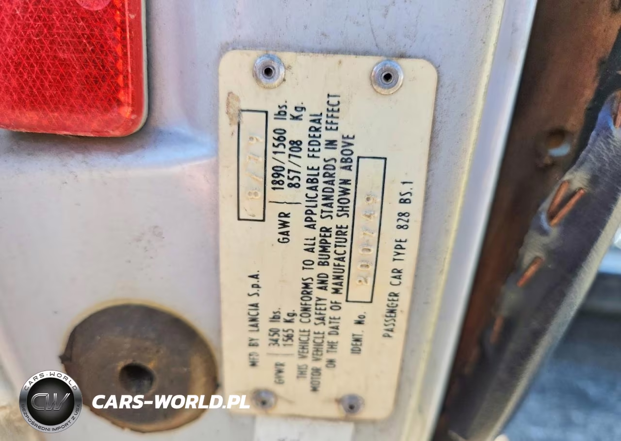 1979 Lancia Zagato VIN:828BS1200749 - 12