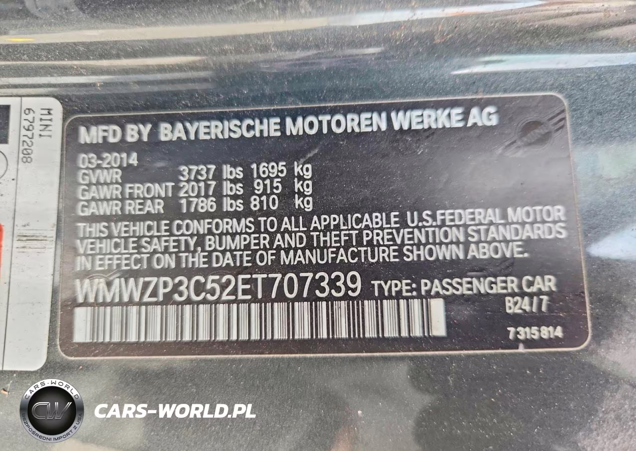 2014 Mini Cooper S VIN:WMWZP3C52ET707339 - 13