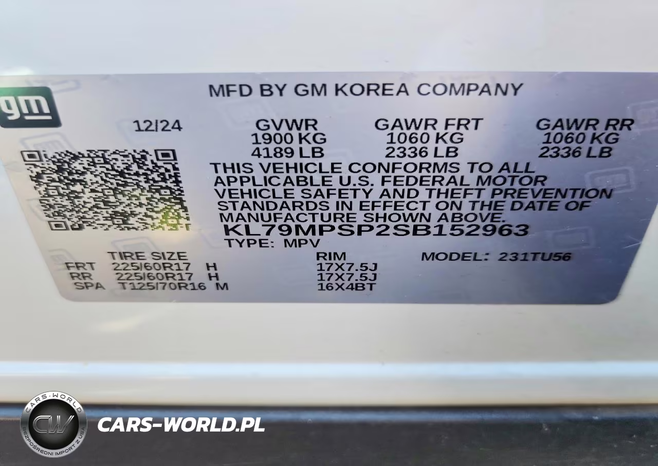 2025 Chevrolet Trailblazer Lt VIN:KL79MPSP2SB152963 - 13