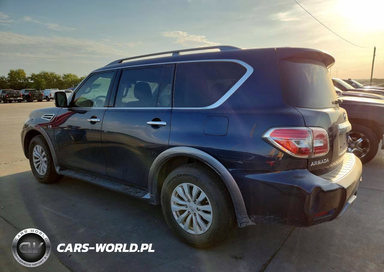 2019 Nissan Armada Sv VIN:JN8AY2ND5K9086445 - 2