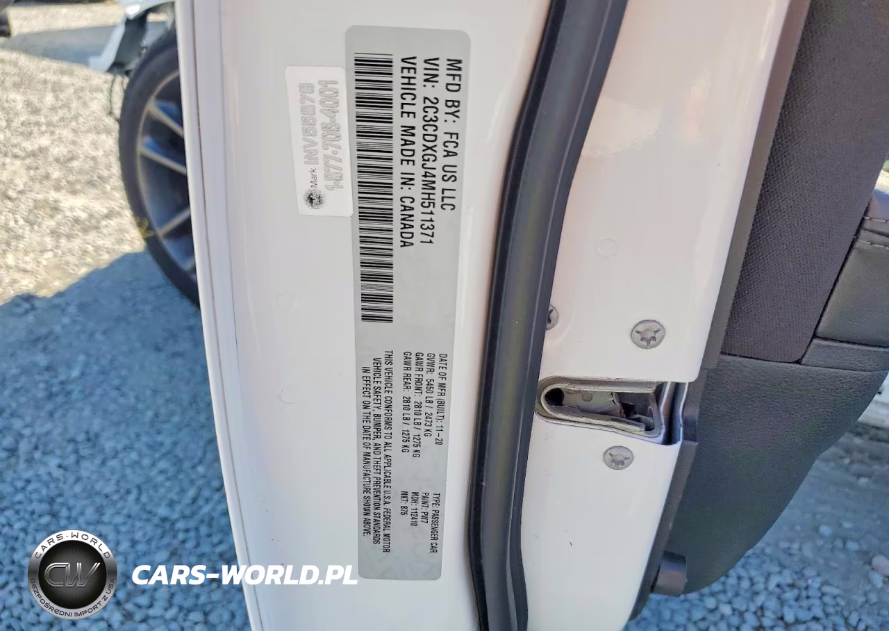 2021 Dodge Charger Scat Pack VIN:2C3CDXGJ4MH511371 - 12