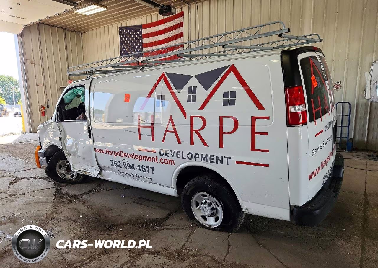 2019 Chevrolet Express 2500 Cargo Delivery Van VIN:1GCWGAFP6K1142432 - 2