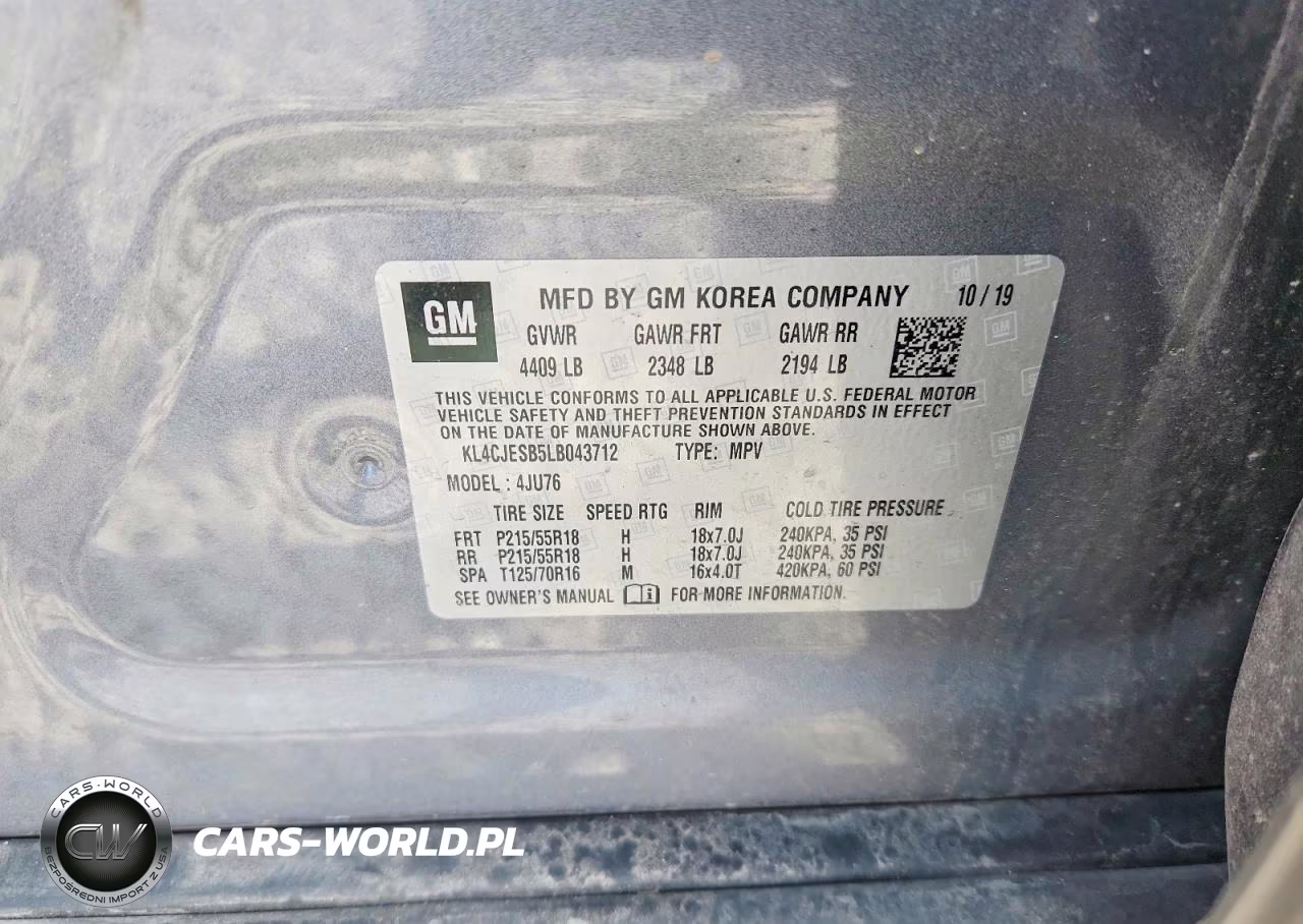 2020 Buick Encore Preferred VIN:KL4CJESB5LB043712 - 13