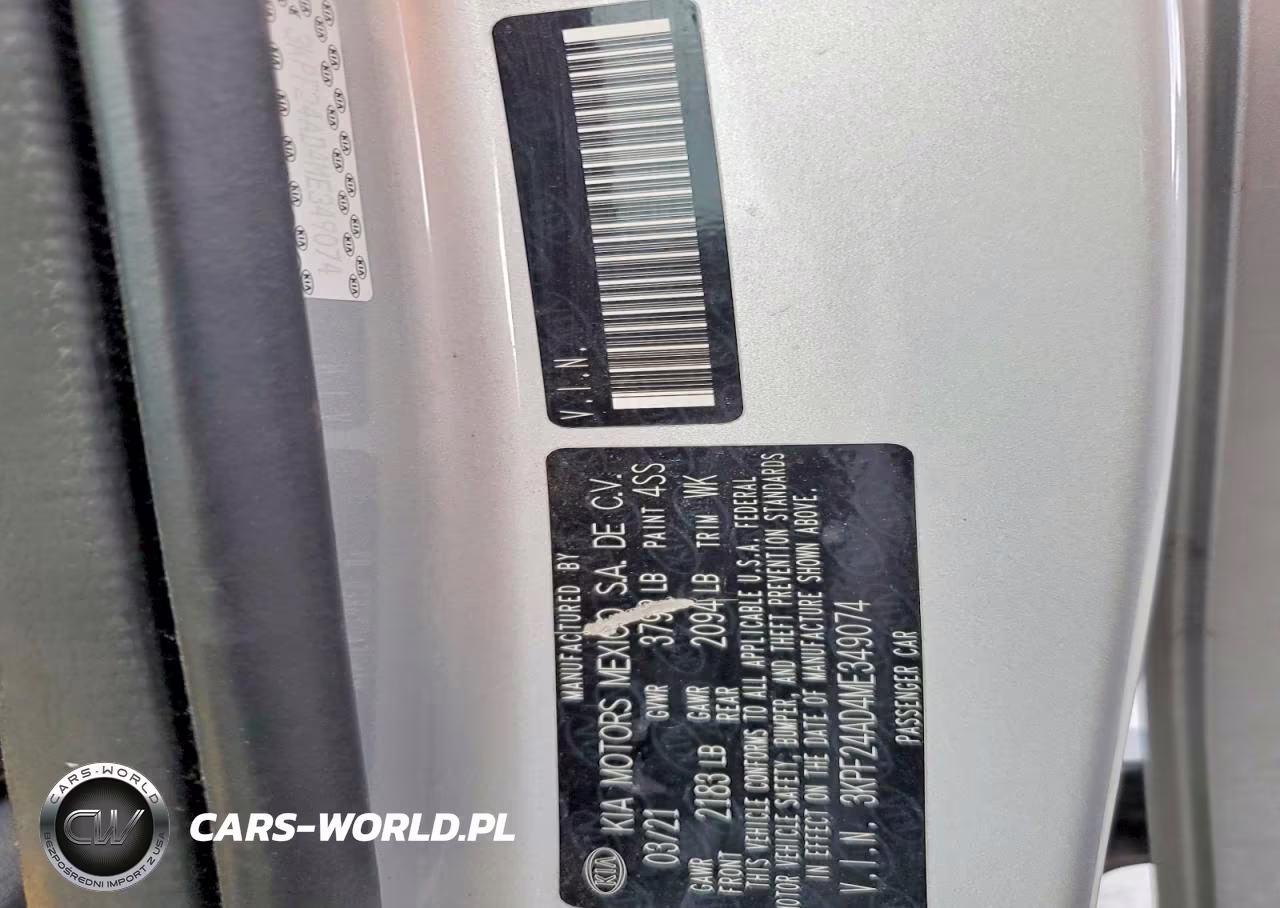 2021 Kia Forte Lxs VIN:3KPF24AD4ME349074 - 13
