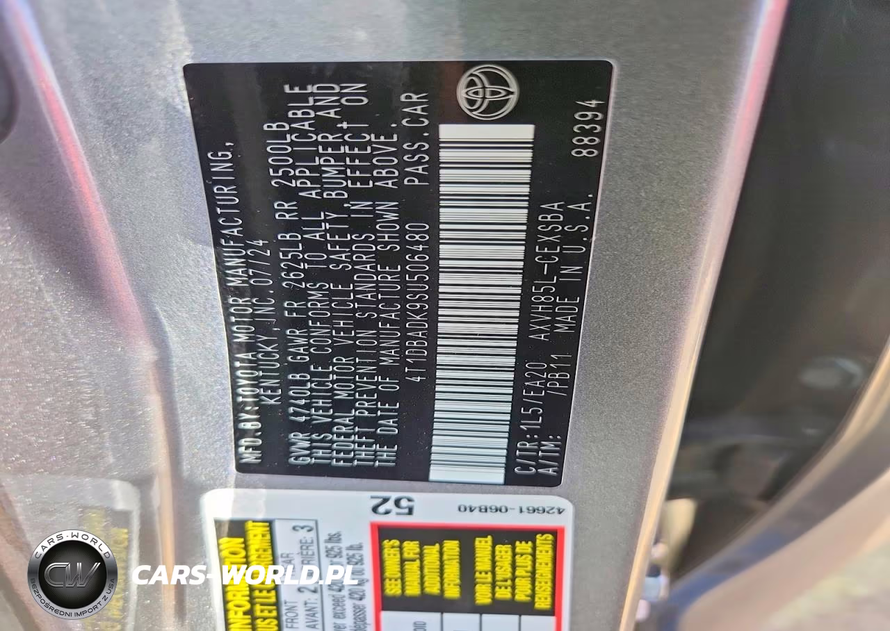2025 Toyota Camry Se VIN:4T1DBADK9SU506480 - 12
