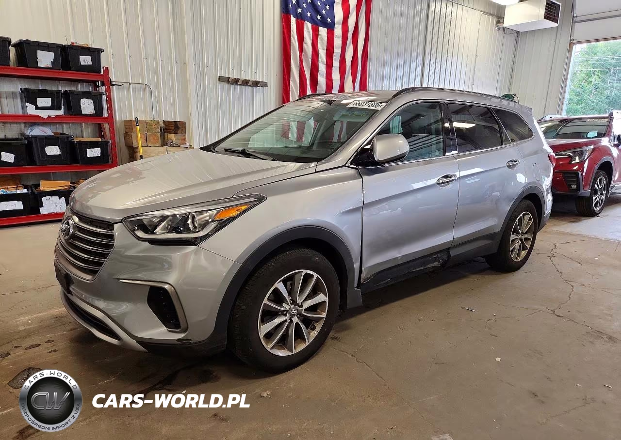 2017 Hyundai Santa Fe Se VIN:KM8SMDHF0HU235009 - 1