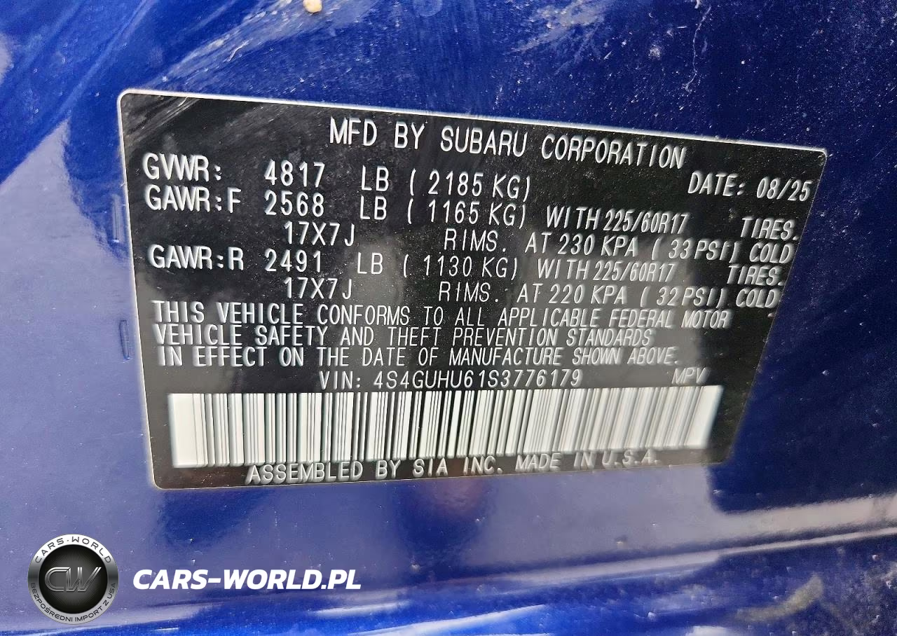 2025 Subaru Crosstrek Wilderness VIN:4S4GUHU61S3776179 - 13