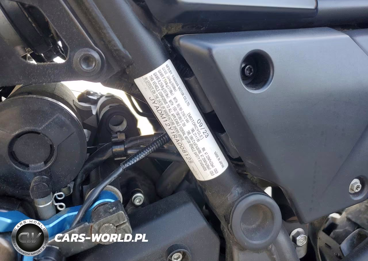 2024 Yamaha Xtz690 VIN:JYADM12Y1RA008125 - 9
