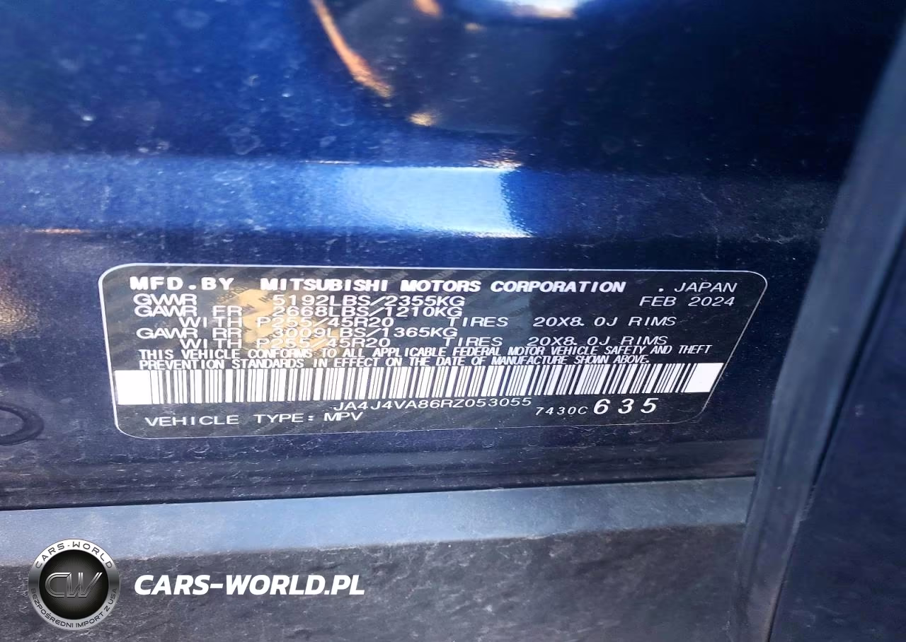 2024 Mitsubishi Outlander Se VIN:JA4J4VA86RZ053055 - 13