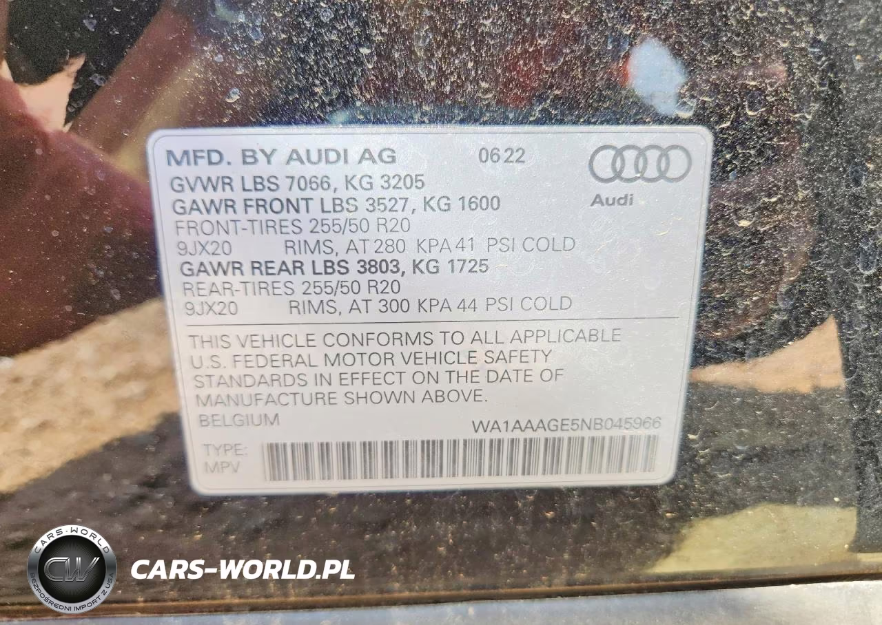 2022 Audi E-Tron Premium VIN:WA1AAAGE5NB045966 - 14
