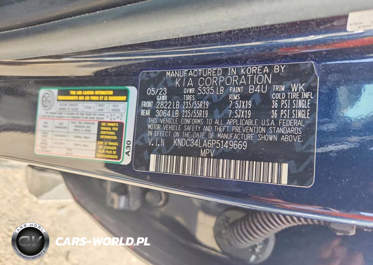 2023 Kia Ev6 Wind VIN:KNDC34LA6P5149669 - 13