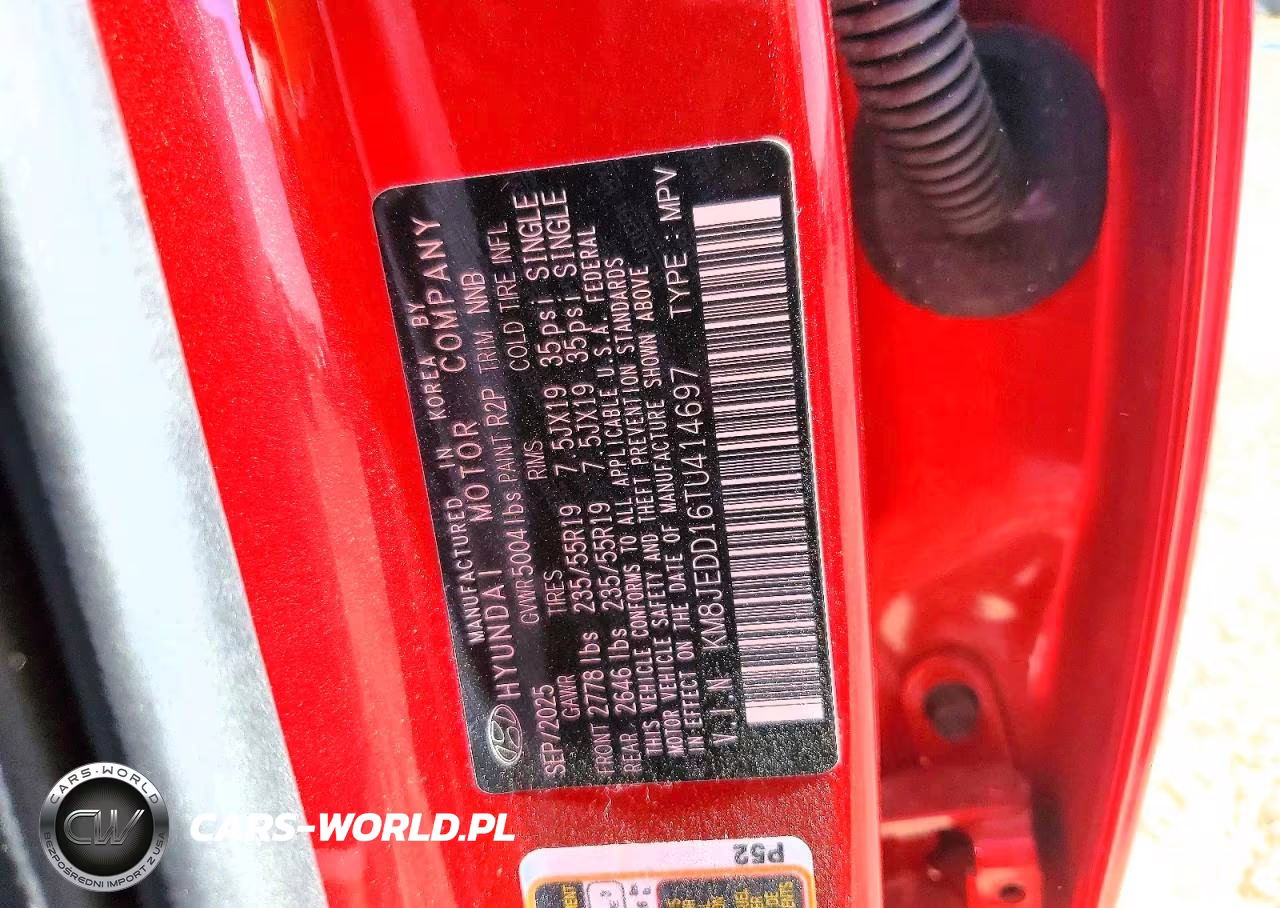 2026 Hyundai Tucson Hybrid Limited VIN:KM8JEDD16TU414697 - 13