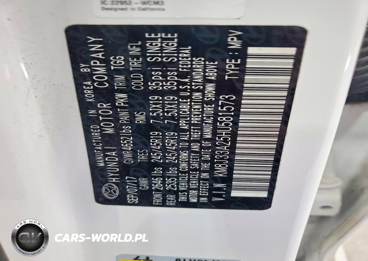 2017 Hyundai Tucson Value VIN:KM8J33A25HU581573 - 13