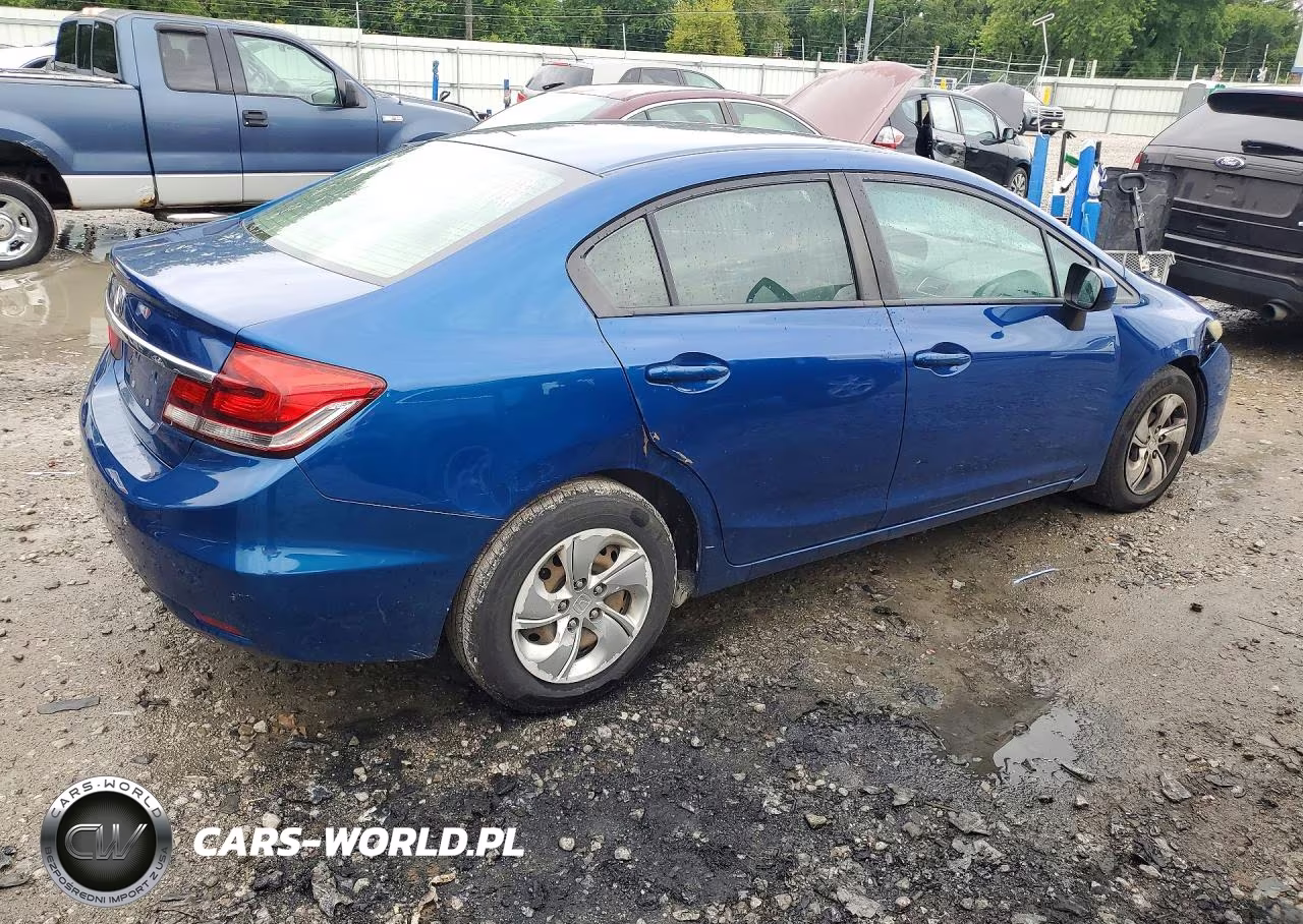 2014 Honda Civic Lx VIN:19XFB2F56EE024093 - 3
