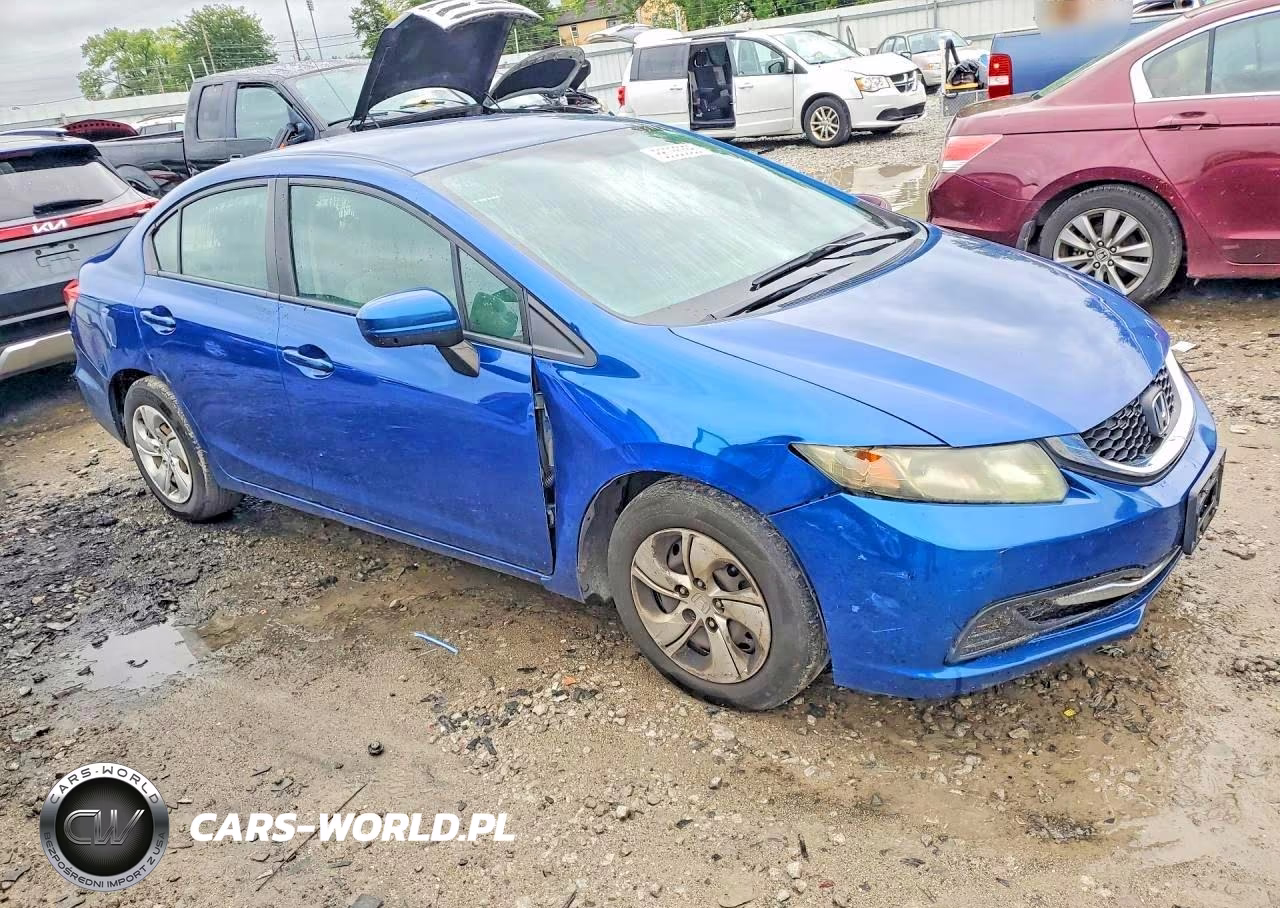 2014 Honda Civic Lx VIN:19XFB2F56EE024093 - 4