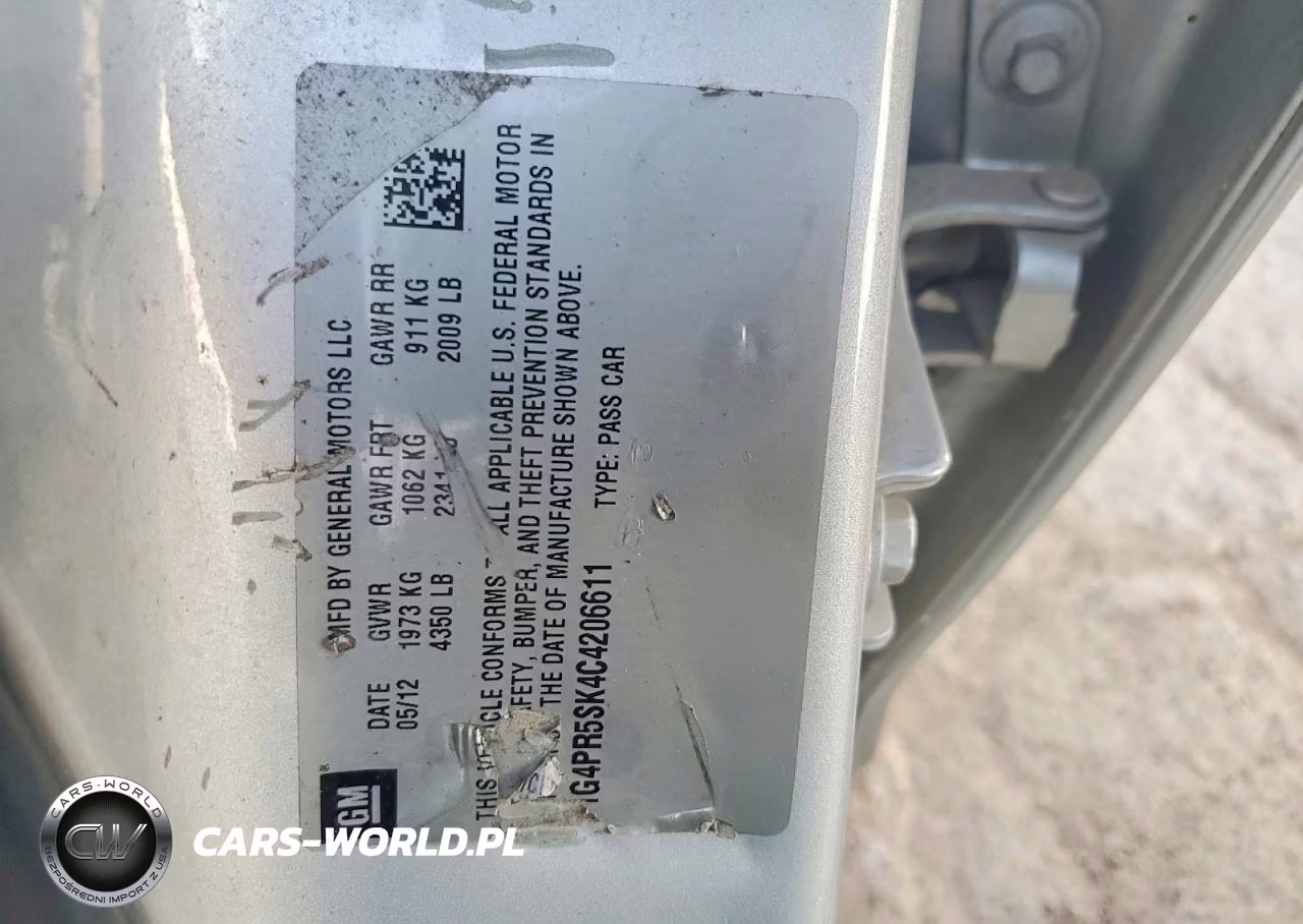 2012 Buick Verano Convenience VIN:1G4PR5SK4C4206611 - 12
