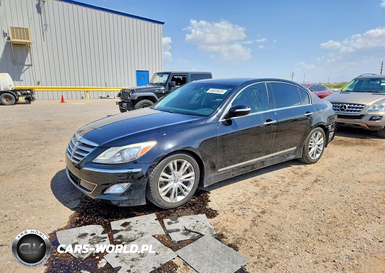 2012 Hyundai Genesis 4.6L VIN:KMHGC4DF4CU168812 - 1