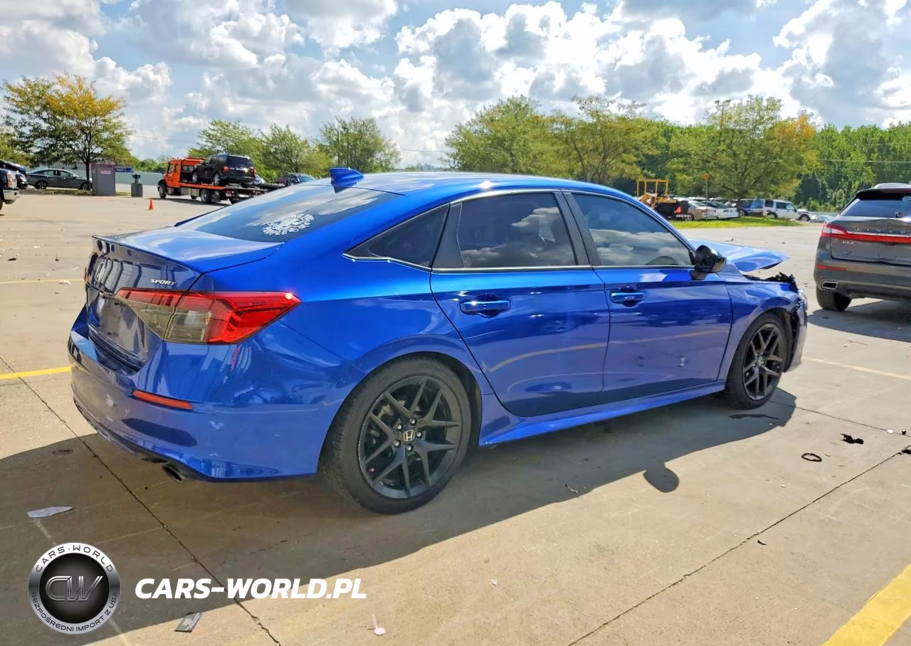2022 Honda Civic Sport VIN:2HGFE2F57NH605499 - 3