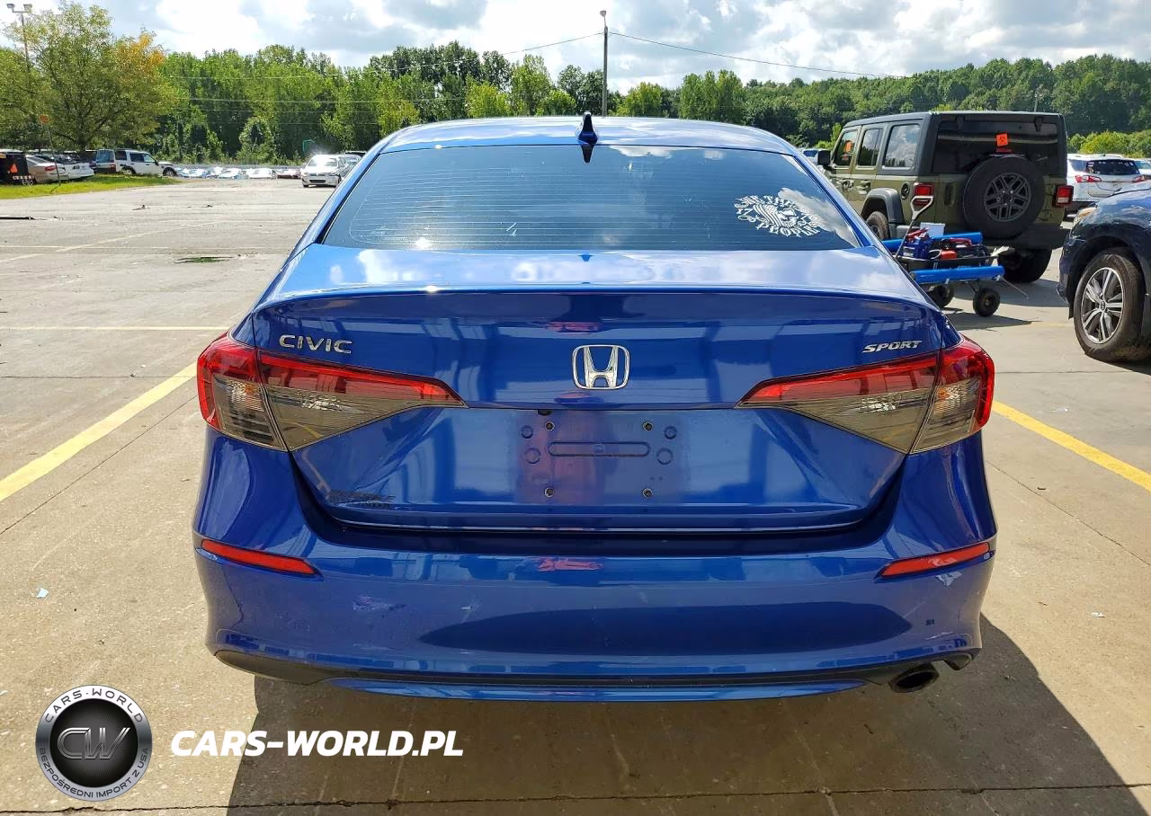 2022 Honda Civic Sport VIN:2HGFE2F57NH605499 - 6
