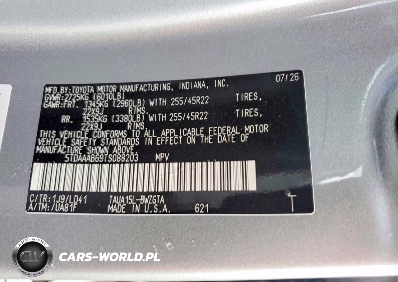 2026 Lexus Tx 350 Luxury VIN:5TDAAAB69TS088203 - 13