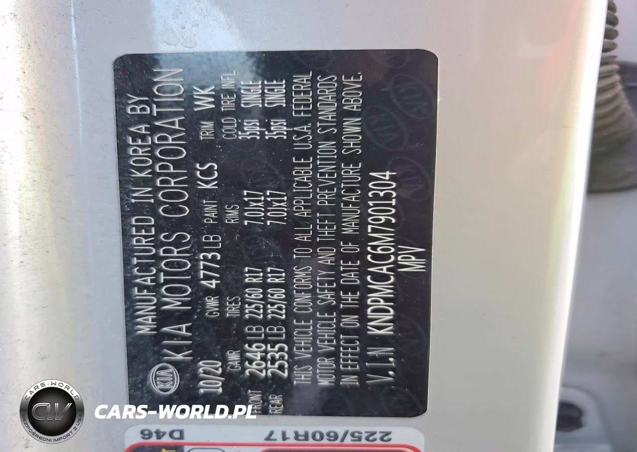 2021 Kia Sportage Lx VIN:KNDPMCAC6M7901304 - 13
