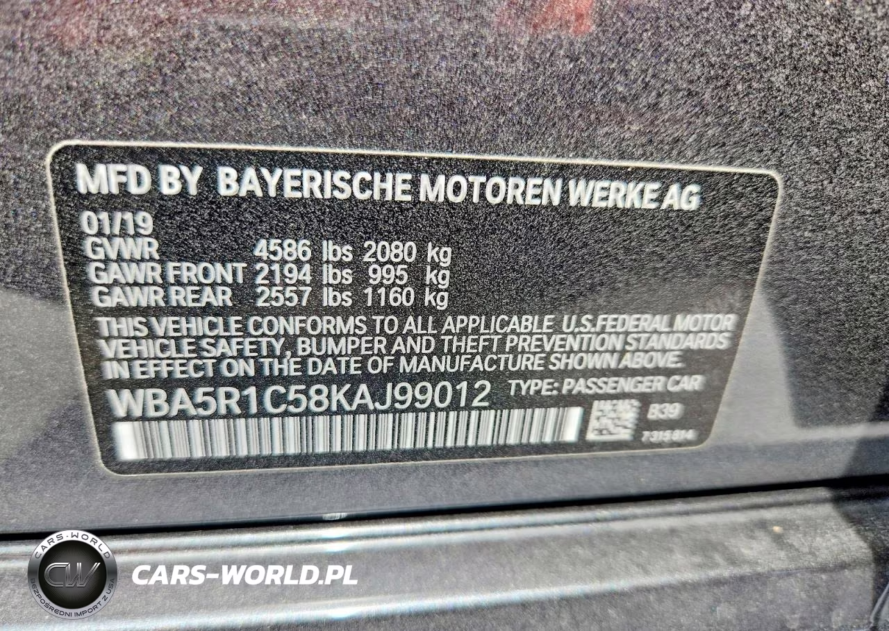2019 BMW 330I VIN:WBA5R1C58KAJ99012 - 13
