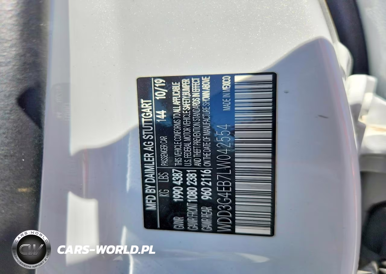2020 Mercedes-Benz A 220 VIN:WDD3G4EB7LW042554 - 12