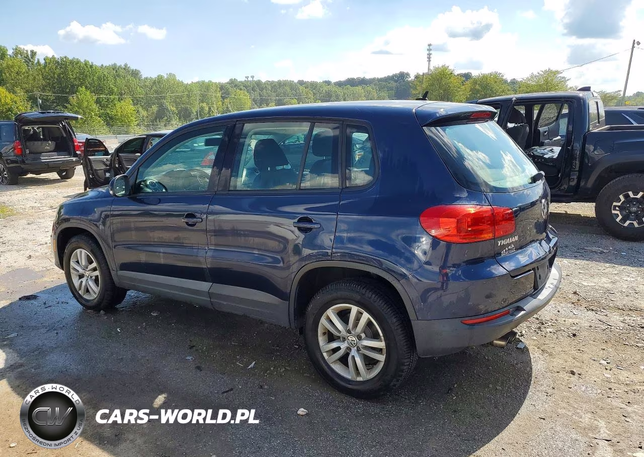 2014 Volkswagen Tiguan S VIN:WVGBV3AX5EW551208 - 2