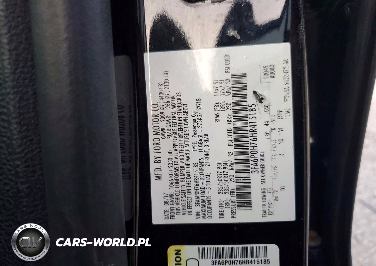 2017 Ford Fusion Se VIN:3FA6P0H76HR415185 - 12