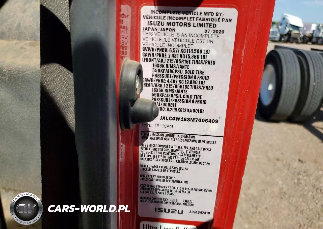 2021 Isuzu Npr Hd VIN:JALC4W163M7006409 - 13