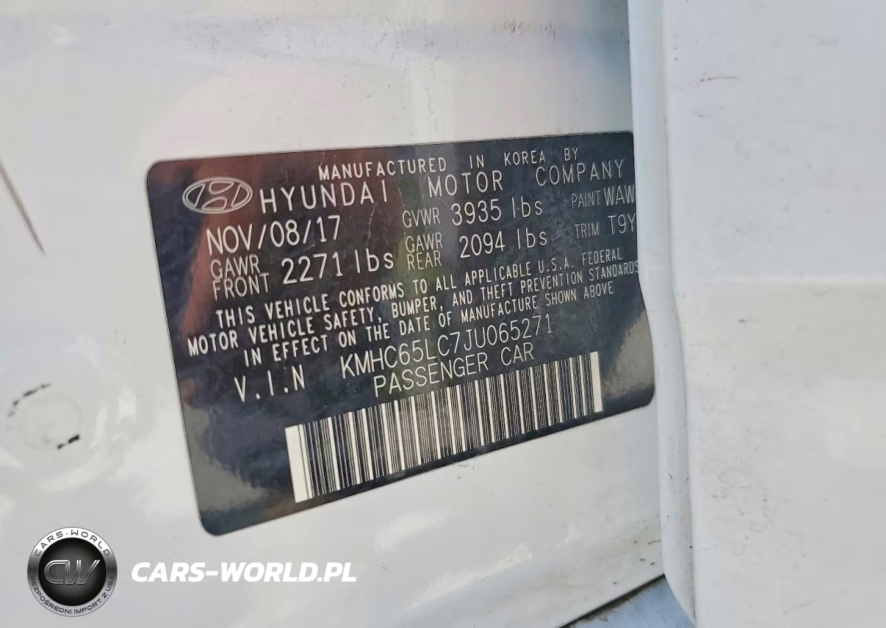 2018 Hyundai Ioniq Blue VIN:KMHC65LC7JU065271 - 12