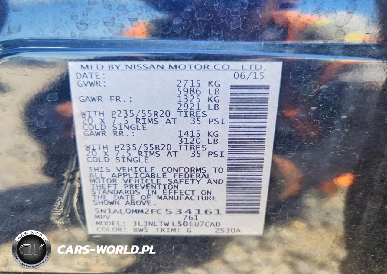 2015 Infiniti Qx60 Base VIN:5N1AL0MM2FC534161 - 13