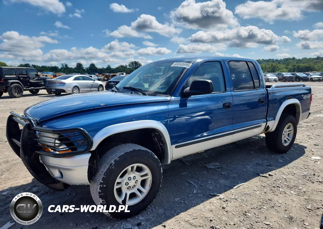 2004 Dodge Dakota Quad Slt VIN:1D7HG48N74S518970 - 1