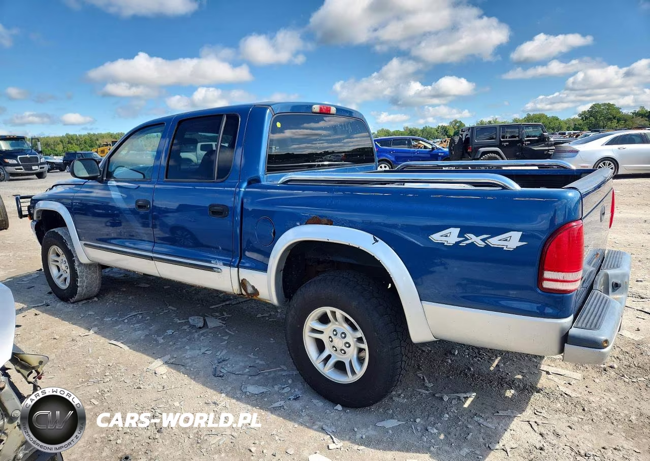 2004 Dodge Dakota Quad Slt VIN:1D7HG48N74S518970 - 2