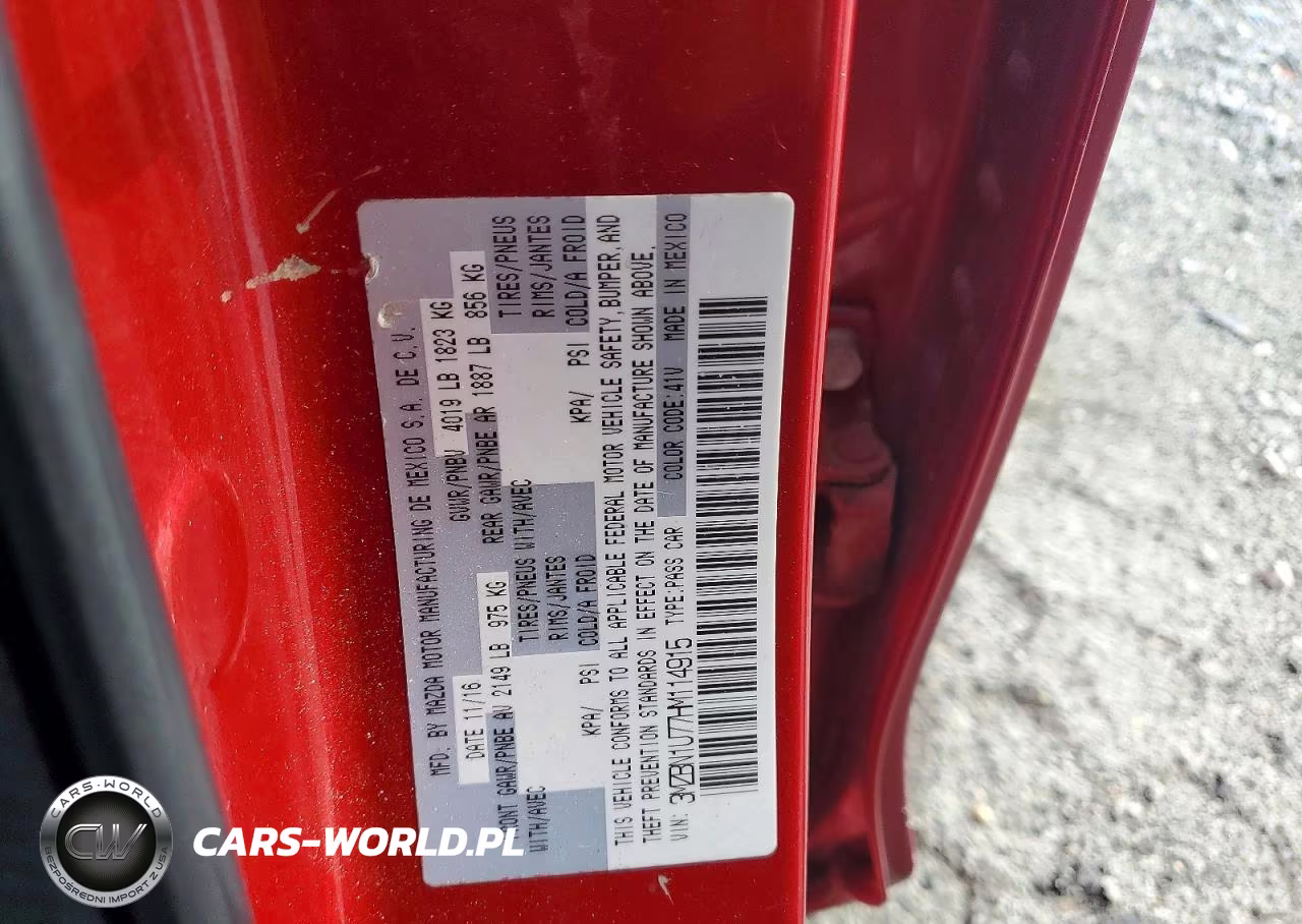 2017 Mazda 3 Sport VIN:3MZBN1U77HM114915 - 12