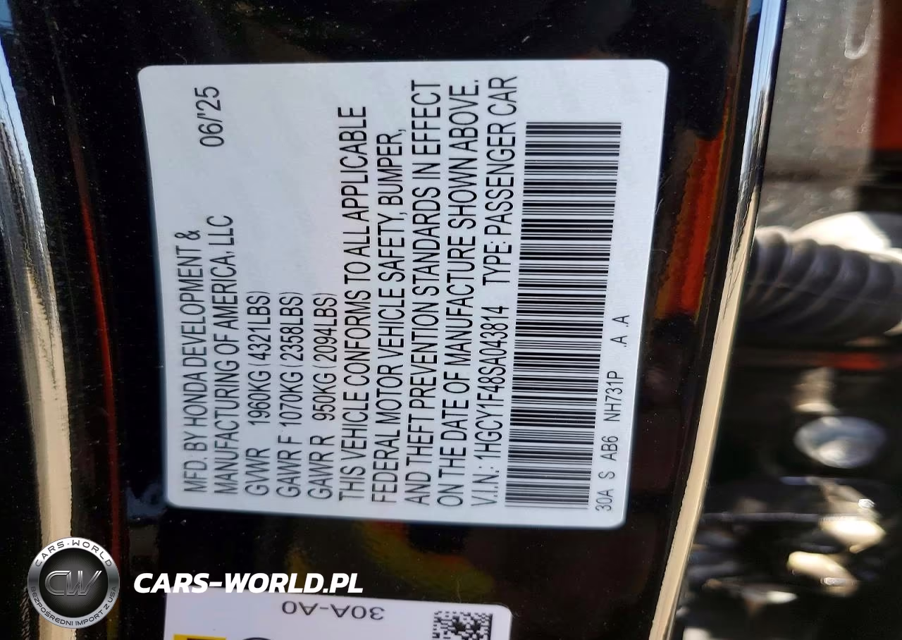 2025 Honda Accord Se VIN:1HGCY1F48SA043814 - 12