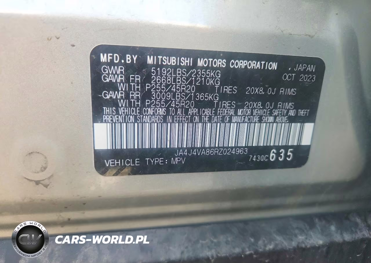 2024 Mitsubishi Outlander Se VIN:JA4J4VA86RZ024963 - 14