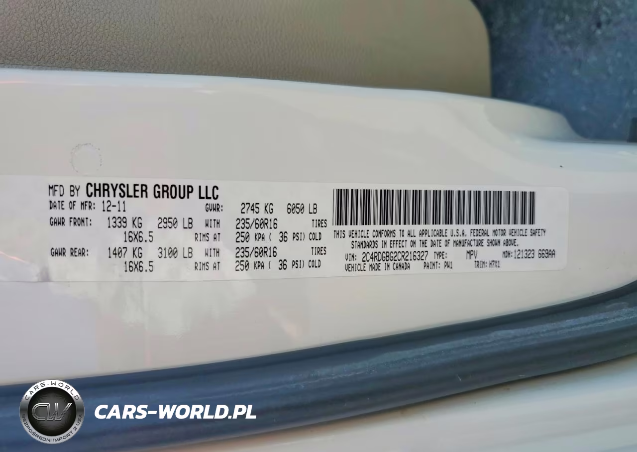 2012 Dodge Grand Caravan Se VIN:2C4RDGBG2CR216327 - 14