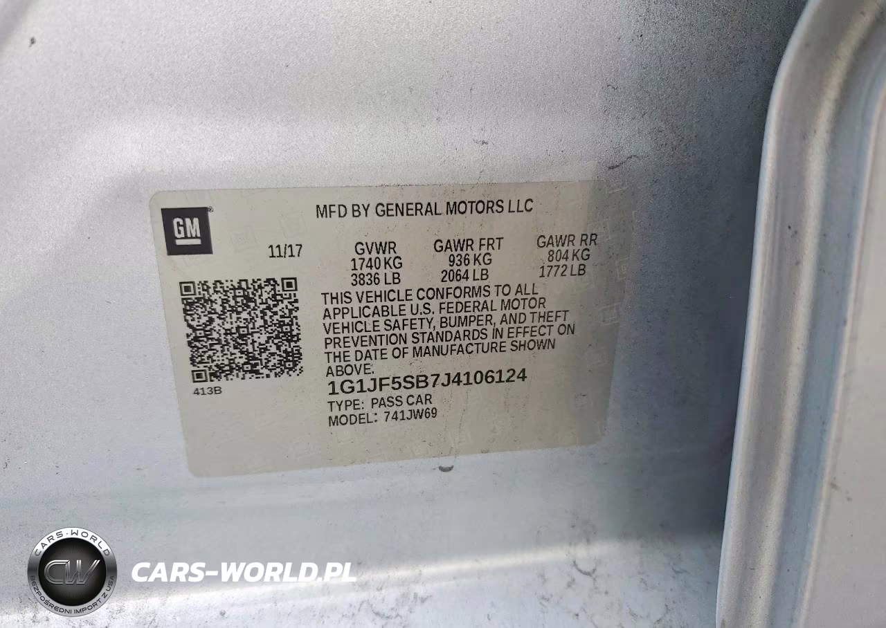 2018 Chevrolet Sonic Premier VIN:1G1JF5SB7J4106124 - 12