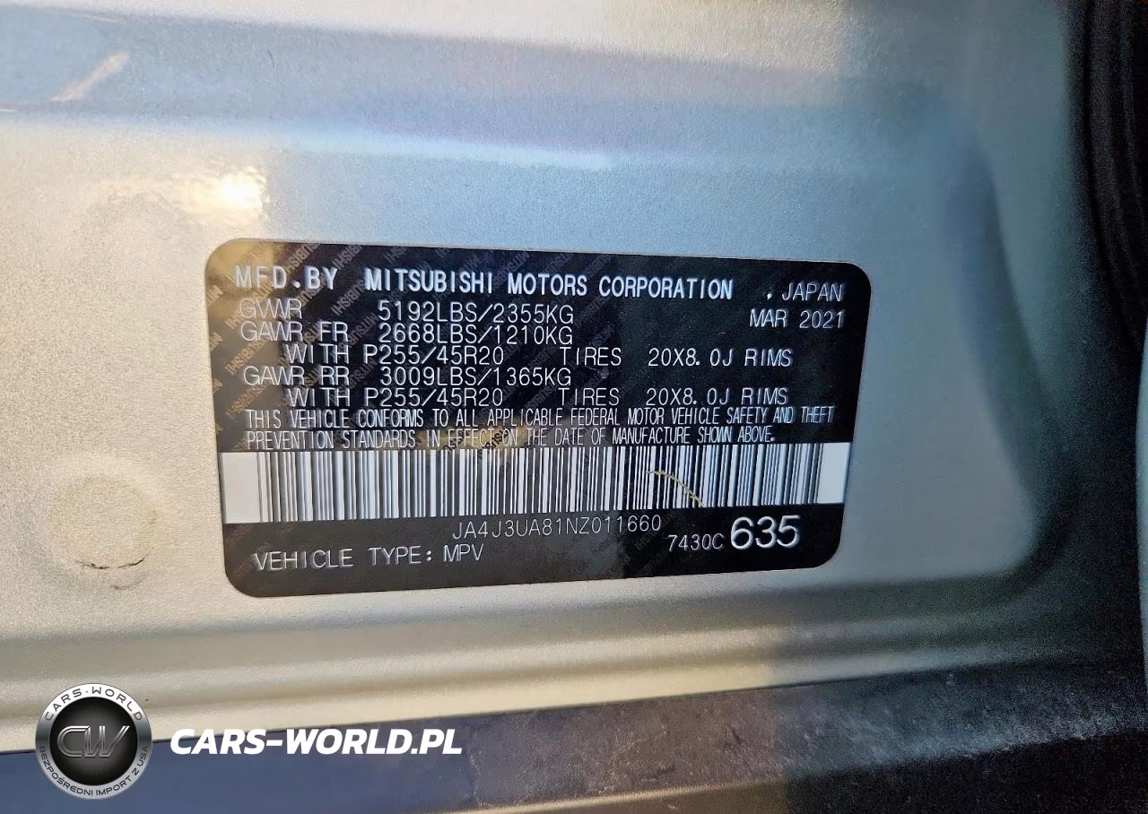 2022 Mitsubishi Outlander Se VIN:JA4J3UA81NZ011660 - 13